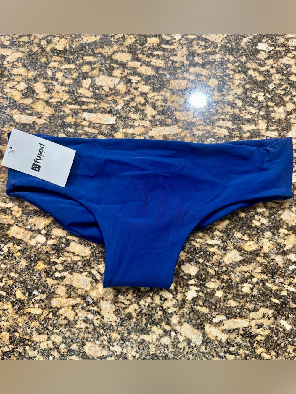 Fused Hawaii Swim Navy Blue Bikini Bottom - NWT M